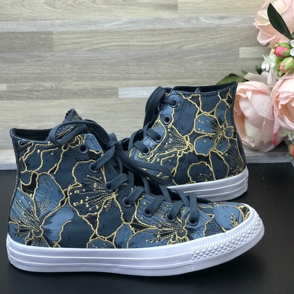 NWT Converse  Ctas || Black Sharkskin WMNS AUTHENT - Picture 6 of 8